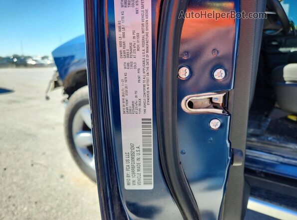 1C6RR6FGXMS521247 2021 RAM 1500 Blue Vista del compartimento del motor