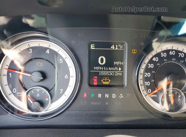 1C6RR6KT7HS855194 2017 RAM 1500 Черный Вид щитка приборов