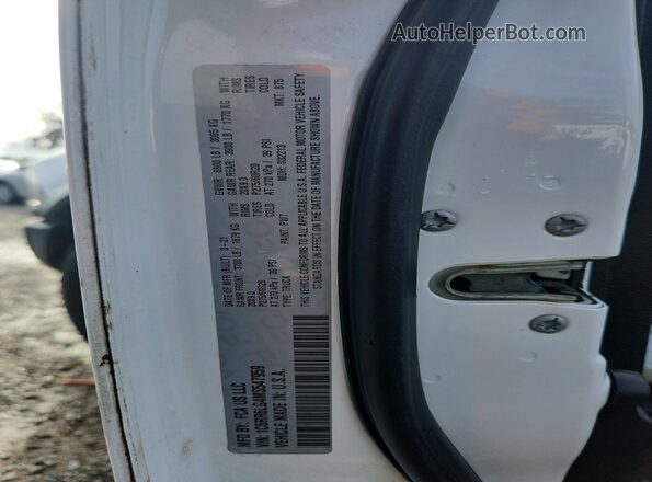 1C6RR6LG4MS547959 2021 RAM 1500 White Շարժիչի բաժամունքի տեսք