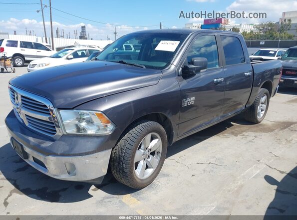 1C6RR6LG7GS284371 2016 RAM 1500 Gray წინა მარცხენა ხედი სამი მეოთხედიდან