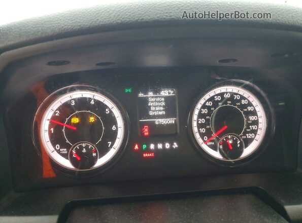 1C6RR6LG8RS128570 2024 RAM 1500 Красный Вид щитка приборов