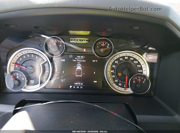 1C6RR6LT0KS552134 2019 RAM 1500 CLASSIC Black Widok tylnych siedzeń