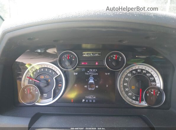 1C6RR6LT2GS394547 2016 RAM 1500 Gray Հետևի նստատեղերի տեսք