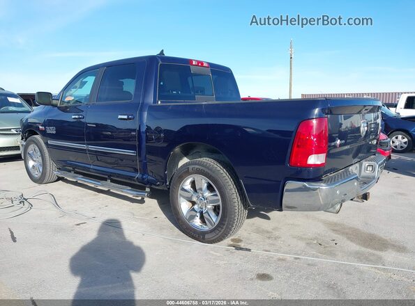 1C6RR6LT3GS194714 2016 RAM 1500 Blue Trasero izquierdo