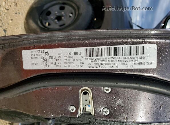 1C6RR6LT4KS526006 2019 RAM 1500 Серый 