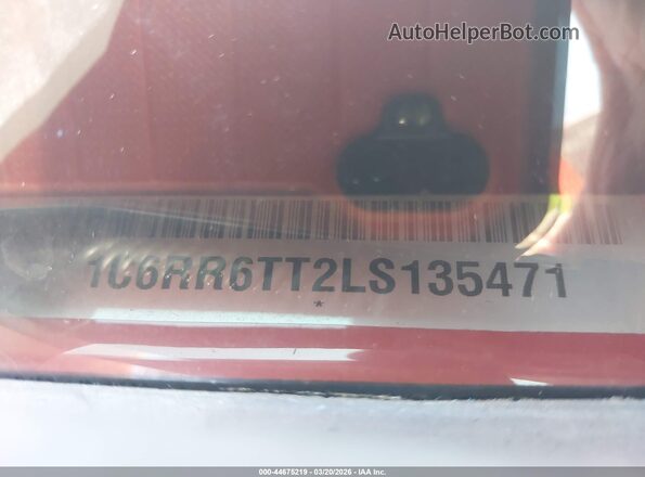 1C6RR6TT2LS135471 2020 RAM 1500 CLASSIC Red Вид підкапотного простору