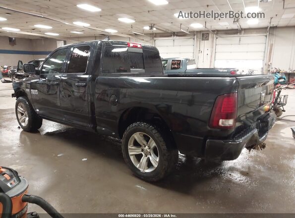 1C6RR7HT4GS139784 2016 RAM 1500 Черный Задняя левая четверть