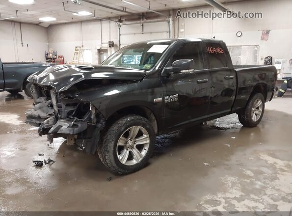 1C6RR7HT4GS139784 2016 RAM 1500 Черный Передняя левая четверть