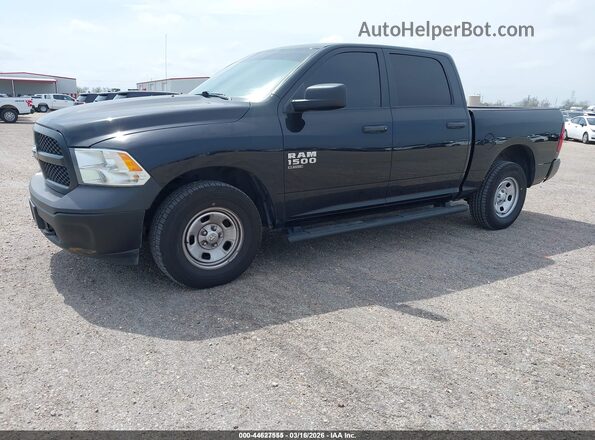 1C6RR7KG5MS559223 2021 RAM 1500 CLASSIC Black Առջևի ձախ երեք քառորդ տեսարան