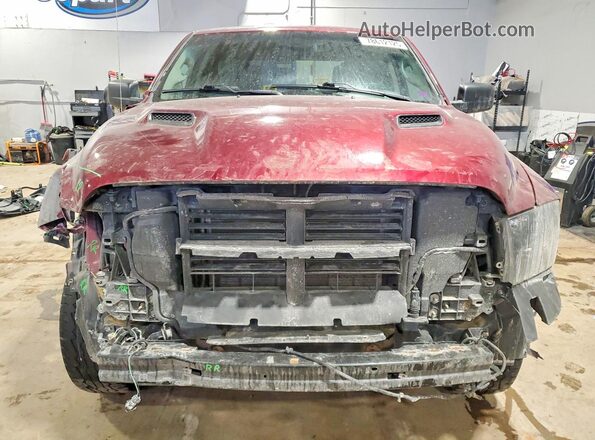 1C6RR7KT3LS148463 2020 RAM 1500 Red წინა ხედი