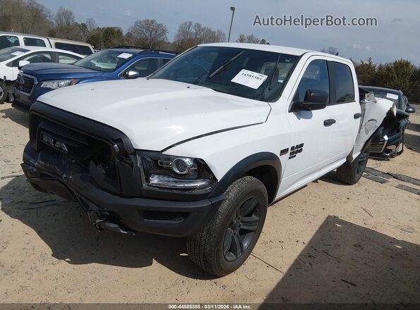 1C6RR7LT2MS527762 2021 RAM 1500 CLASSIC White წინა მარცხენა ხედი სამი მეოთხედიდან