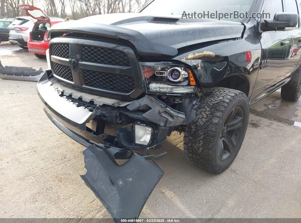 1C6RR7MT7HS621902 2017 RAM 1500 Black Front view