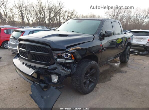 1C6RR7MT7HS621902 2017 RAM 1500 Black Front left