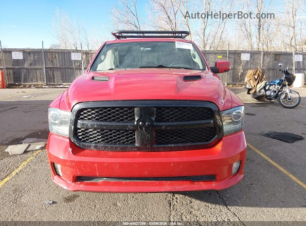 1C6RR7MTXHS705275 2017 RAM 1500 Красный Вид щитка приборов