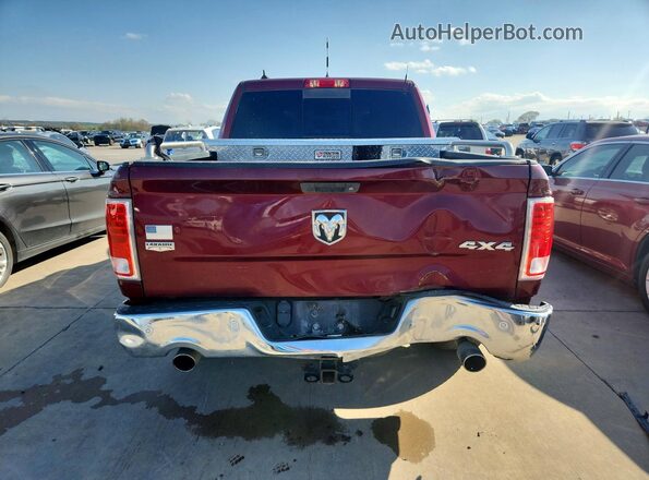 1C6RR7NM3JS231991 2018 RAM 1500 Темно-бордовый Вид сзади