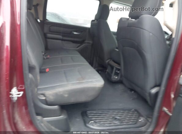 1C6RREGT5KN751019 2019 RAM 1500 Maroon VIN კოდის სტიკერის ხედი