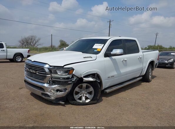 1C6RREJT8MN647605 2021 RAM 1500 White Առջևի ձախ երեք քառորդ տեսարան