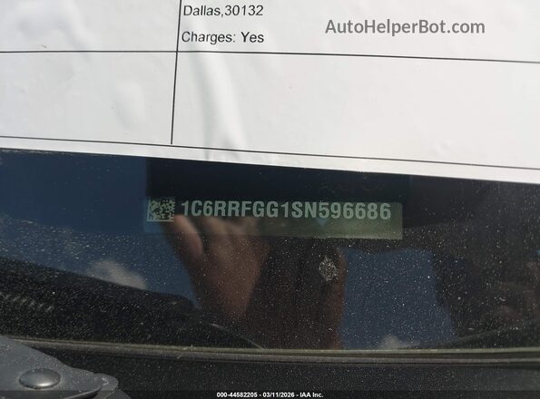 1C6RRFGG1SN596686 2025 RAM 1500 White Engine compartment view