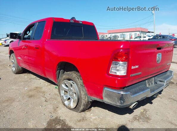 1C6SRFBT1MN527800 2021 RAM 1500 Red Rear left
