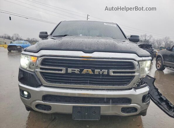 1C6SRFBTXMN509019 2021 RAM 1500 Black Front view