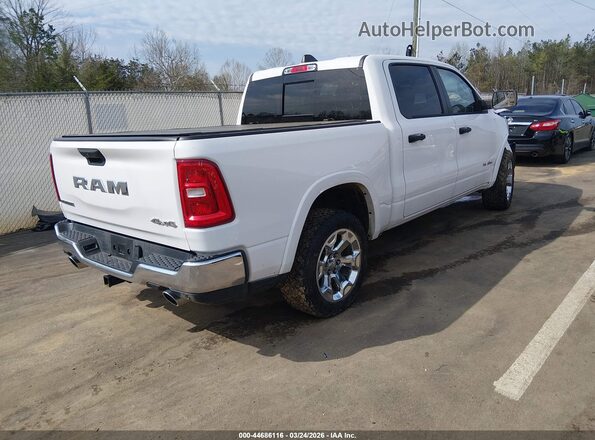 1C6SRFFP6SN531156 2025 RAM 1500 Белый Задняя правая четверть