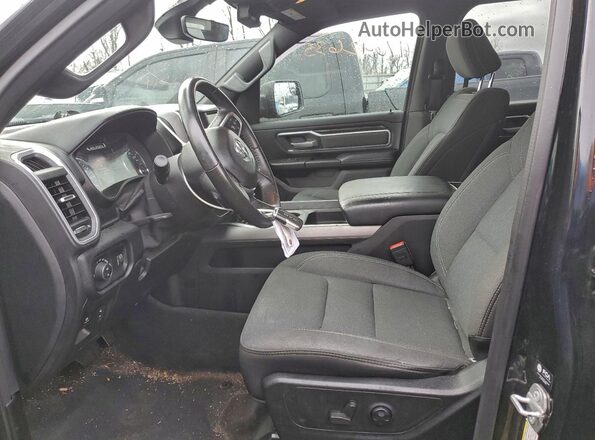 1C6SRFFT2MN718510 2021 RAM 1500 Black წინა სალონის ხედი