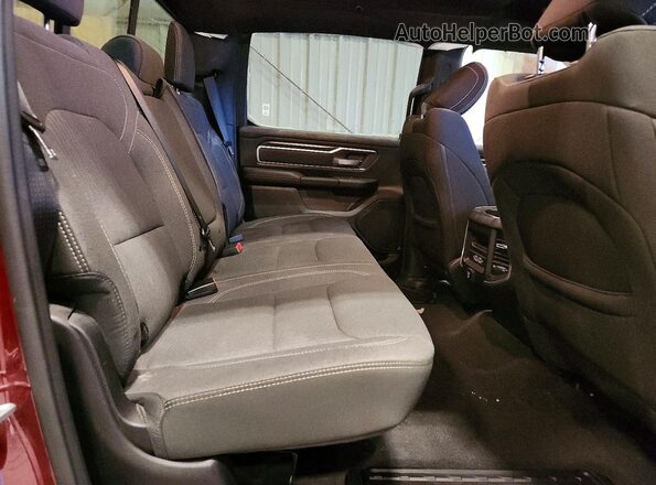1C6SRFFT5MN686409 2021 RAM 1500 Red Вид задніх сидінь