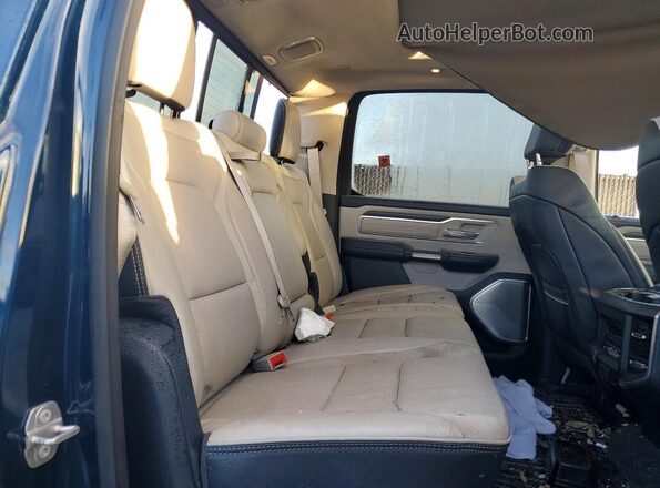 1C6SRFHT0NN120463 2022 DODGE RAM Blue Rear seats view