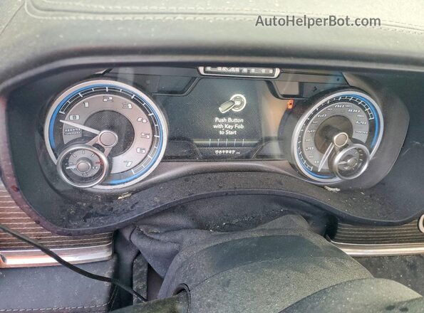 1C6SRFHT0NN120463 2022 DODGE RAM Blue Instrument cluster view