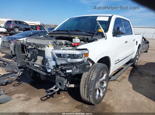 1C6SRFHT7LN109621 2020 RAM 1500 White Առջևի ձախ երեք քառորդ տեսարան