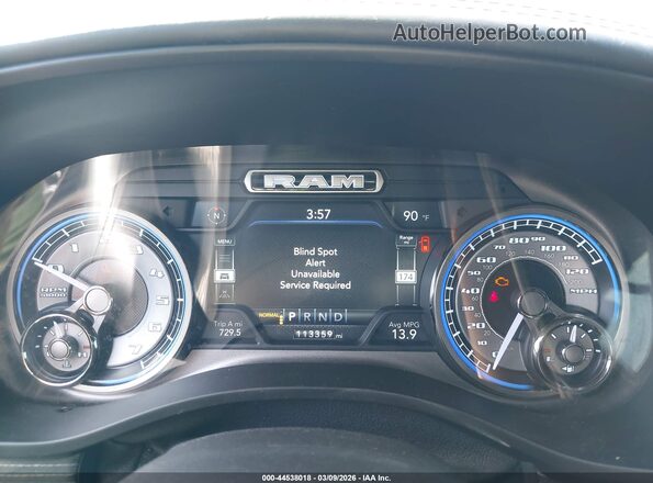 1C6SRFHT7LN109621 2020 RAM 1500 White Հետևի նստատեղերի տեսք