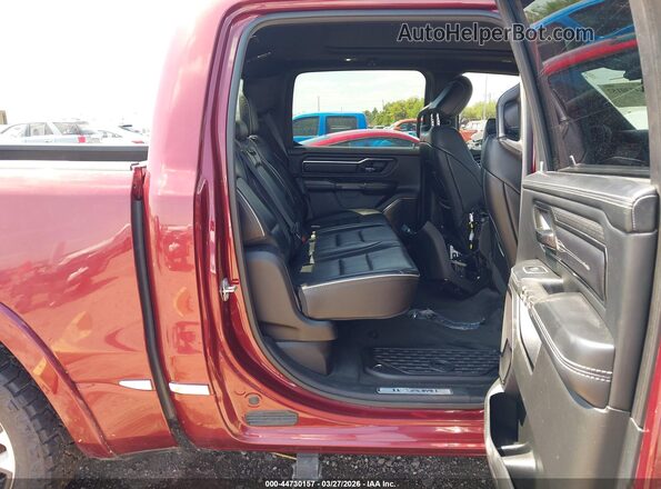 1C6SRFHT7NN132500 2022 RAM 1500 Burgundy VIN კოდის სტიკერის ხედი