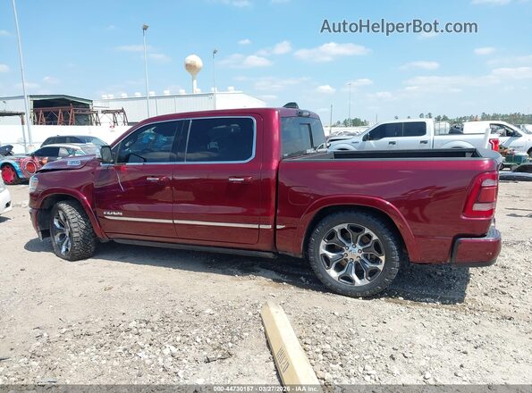 1C6SRFHT7NN132500 2022 RAM 1500 Burgundy სალონის 360-გრადუსიანი ხედი