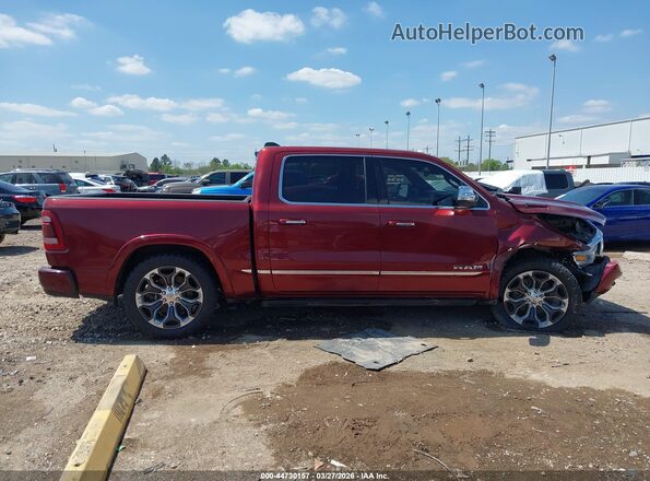 1C6SRFHT7NN132500 2022 RAM 1500 Burgundy უკანა სალონის ხედი