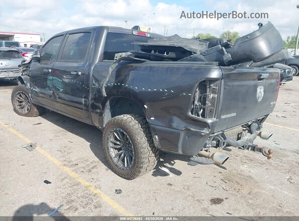 1C6SRFJT3MN638625 2021 RAM 1500 Black Trasero izquierdo