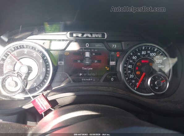 1C6SRFJT3MN638625 2021 RAM 1500 Black Vista de los asientos traseros