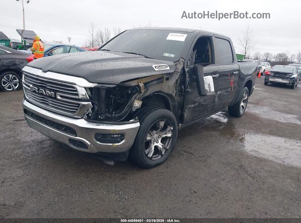 1C6SRFJT6KN631861 2019 RAM 1500 Black წინა მარცხენა ხედი სამი მეოთხედიდან