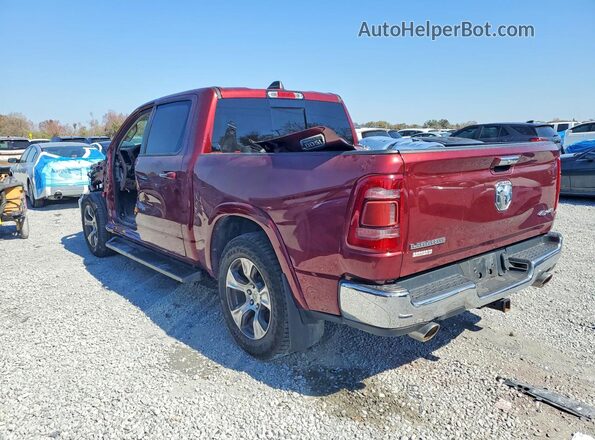 1C6SRFJT7MN676374 2021 RAM 1500 Burgundy Rear left