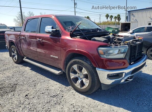 1C6SRFJT7MN676374 2021 RAM 1500 Burgundy Front right