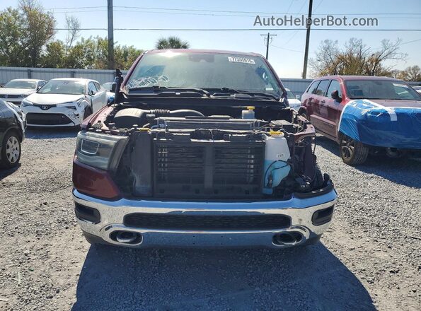 1C6SRFJT7MN676374 2021 RAM 1500 Burgundy Front view