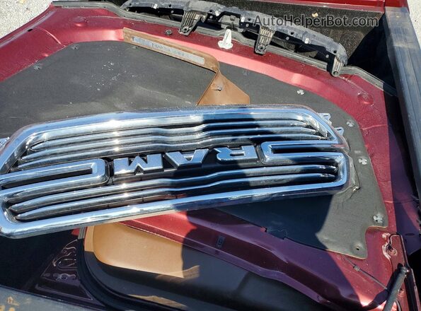 1C6SRFJT7MN676374 2021 RAM 1500 Burgundy Engine compartment view