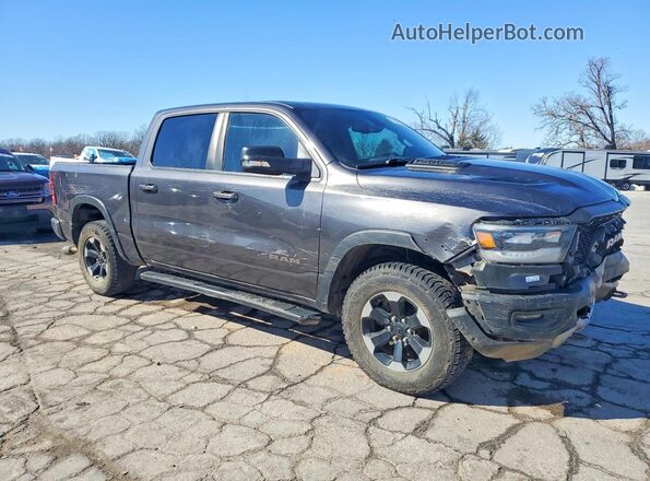 1C6SRFLT4KN602811 2019 RAM 1500 Gray Front right