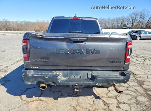 1C6SRFLT4KN602811 2019 RAM 1500 Gray Rear view