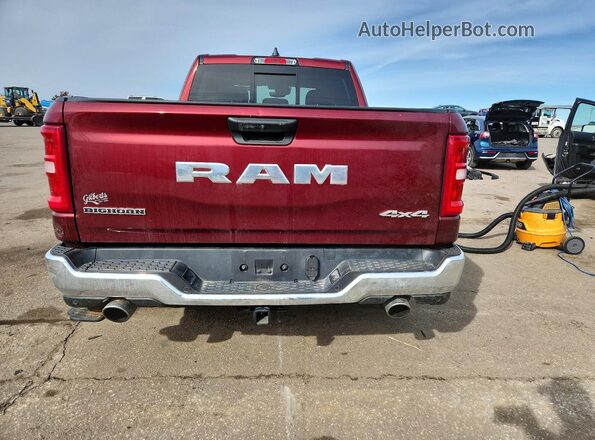 1C6SRFMPXSN518073 2025 RAM 1500 Red Вид ззаду