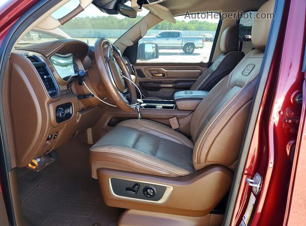 1C6SRFST7KN887764 2019 RAM 1500 Burgundy Widok wnętrza z przodu