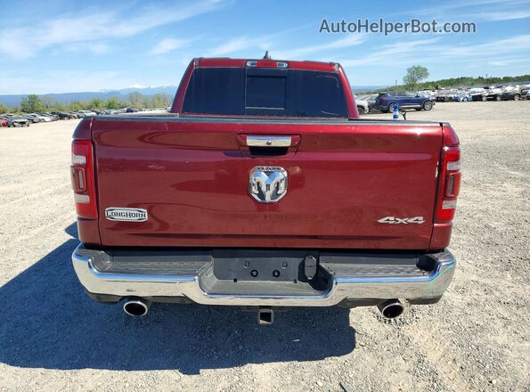 1C6SRFST7KN887764 2019 RAM 1500 Burgundy Widok z tyłu