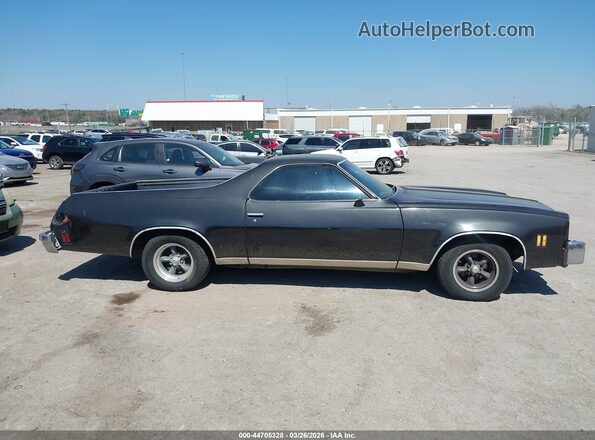 1D80U7R454245     1977 CHEVROLET OTHER Black Widok wnętrza z tyłu