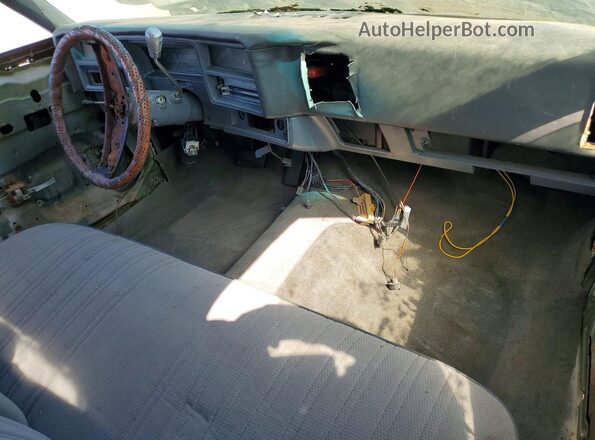 1D80V6R509720 1976 CHEVROLET EL Green Widok deski rozdzielczej