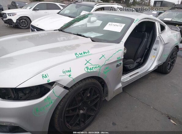 1FA6P8AM1G5221017 2016 FORD MUSTANG Silver წინა ხედი