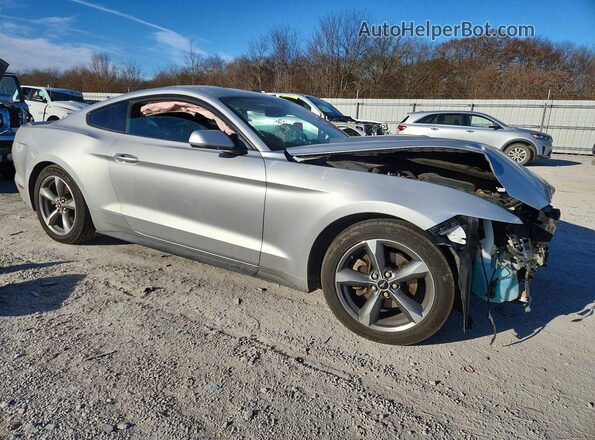 1FA6P8AM1G5273313 2016 FORD MUSTANG Silver Delantero derecho